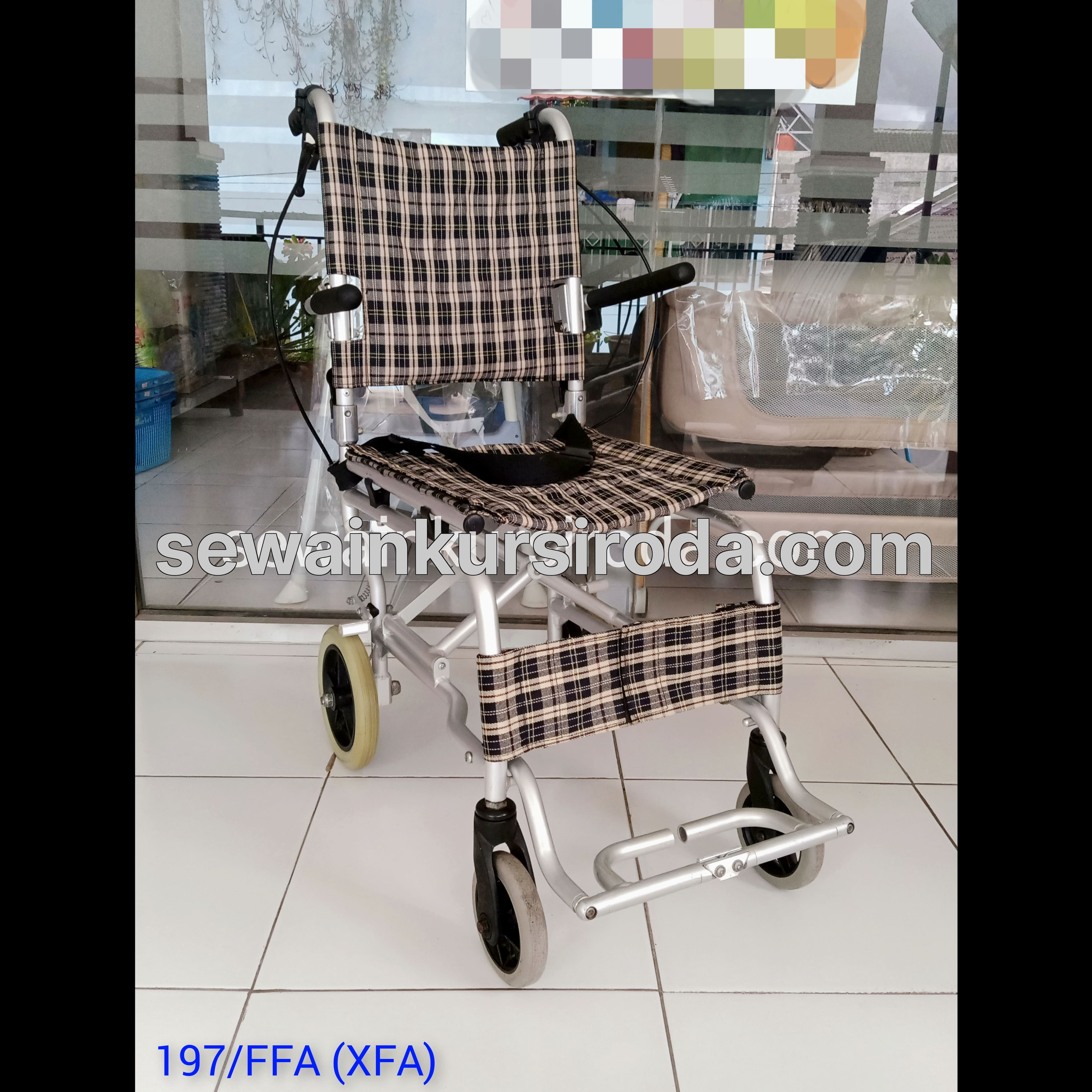 (SECOND) Kursi Roda Krisbow Travel Cabin Size (197/FFA)