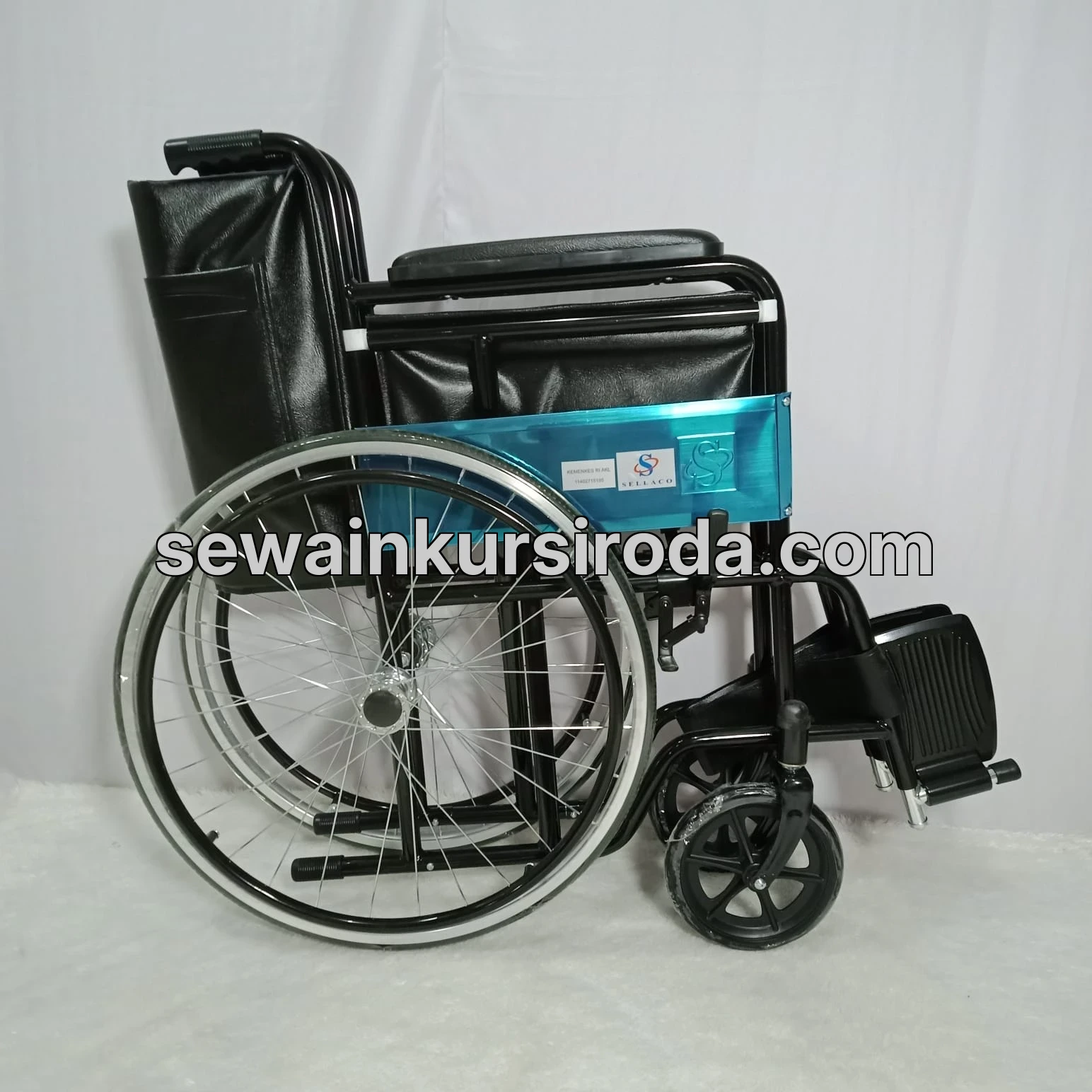 (BARU) Kursi Roda Sellaco Standar Ruji Black (ZRF-MF)