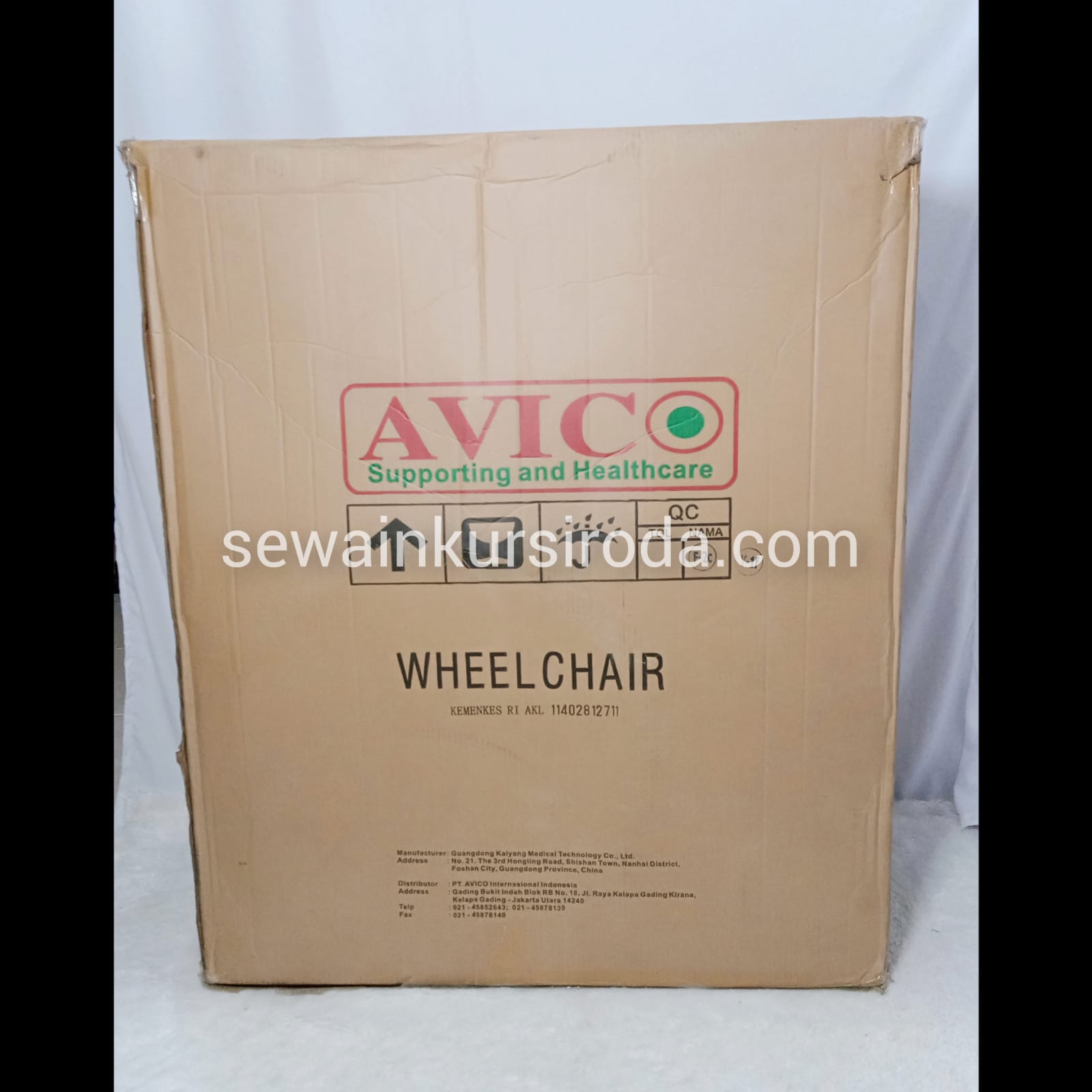 (BARU) KURSI RODA JUMBO "BIMA" AVICO (NA)