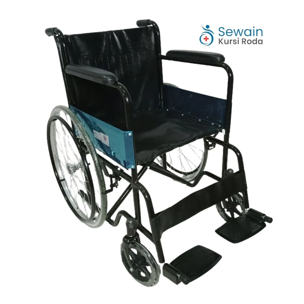 (BARU) KURSI RODA STANDAR RUJI BLACK SELLACO (ZRF-MF)